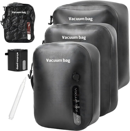 Sac de Compression Sous Vide TPU – Rangement Voyage (S / M / L)